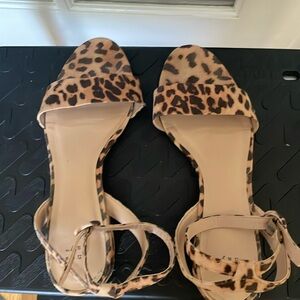 Leopard sandals